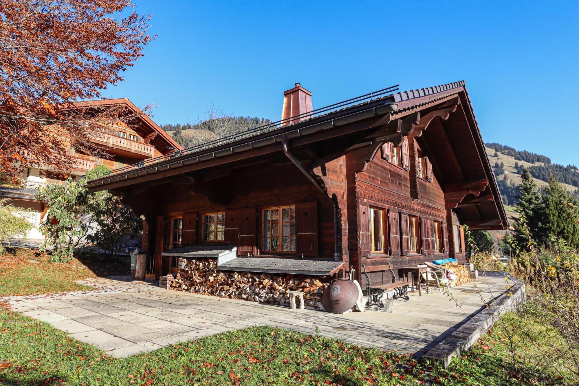 Les Jumelles Villa Gstaad Exteriör bild